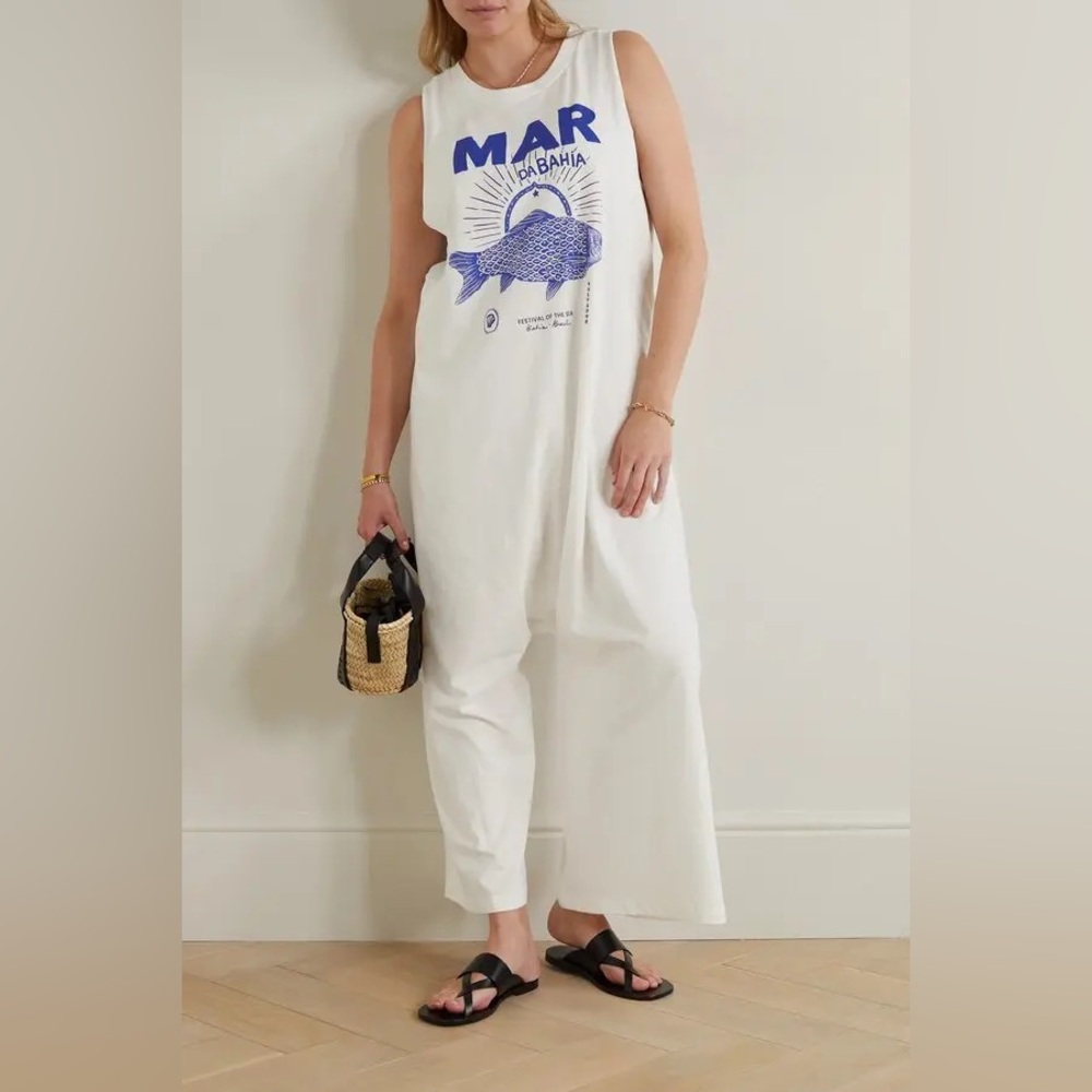 White Farm Rio Mar Da Bahia Jumpsuit - Picture 2 of 9